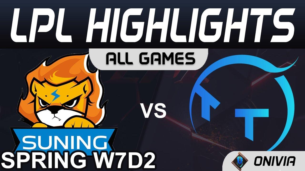 SN vs TT Highlights ALL GAMES LPL Spring Season 2021 W7D2 Suning vs ThunderTalk Gaming by Onivia thumbnail