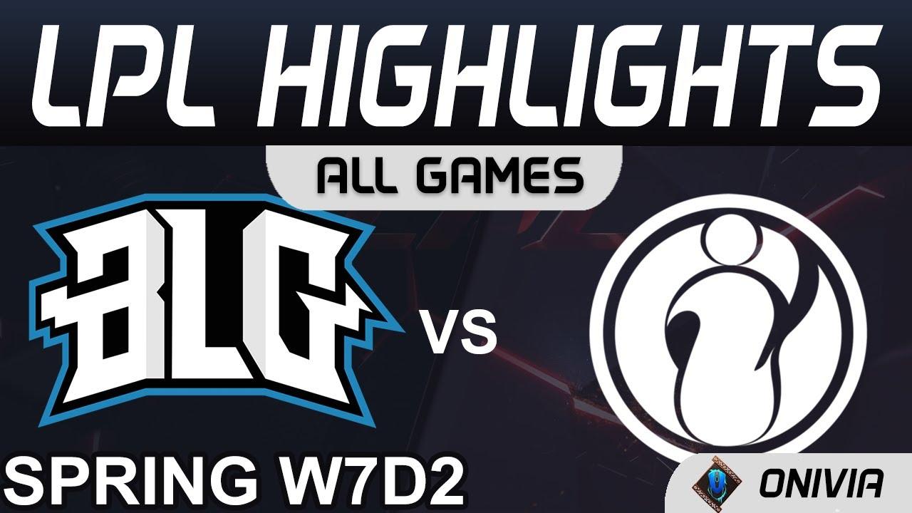 BLG vs IG Highlights ALL GAMES LPL Spring Season 2021 W7D2 Bilibili Gaming vs Invictus Gaming thumbnail