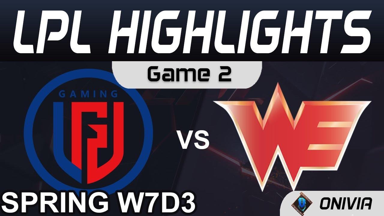 LGD vs WE Highlights Game 2 LPL Spring Season 2021 W7D3 LGD Gaming vs Team WE by Onivia thumbnail