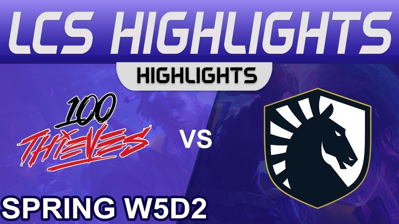 100 vs TL Highlights LCS Spring Season 2023 W5D2 100 Thieves vs Team Liquid by Onivia thumbnail