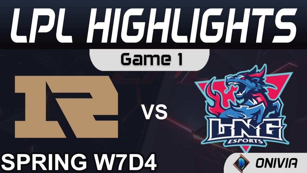 RNG vs LNG Highlights Game 1 LPL Spring Season 2021 W7D4 Royal Never Give Up vs LNG Esports by Onivi thumbnail