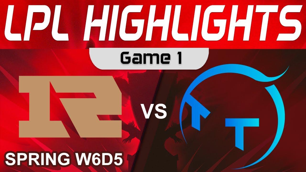 RNG vs TT Highlights Game 1 LPL Spring Season 2023 W6D5 Royal Never Give Up vs ThunderTalk Gaming thumbnail