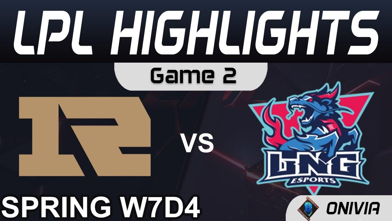 RNG vs LNG Highlights Game 2 LPL Spring Season 2021 W7D4 Royal Never Give Up vs LNG Esports by Onivi thumbnail