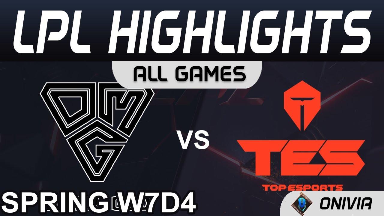 OMG vs TES Highlights ALL GAMES LPL Spring Season 2021 W7D4 Oh My God vs Top Esports by Onivia thumbnail