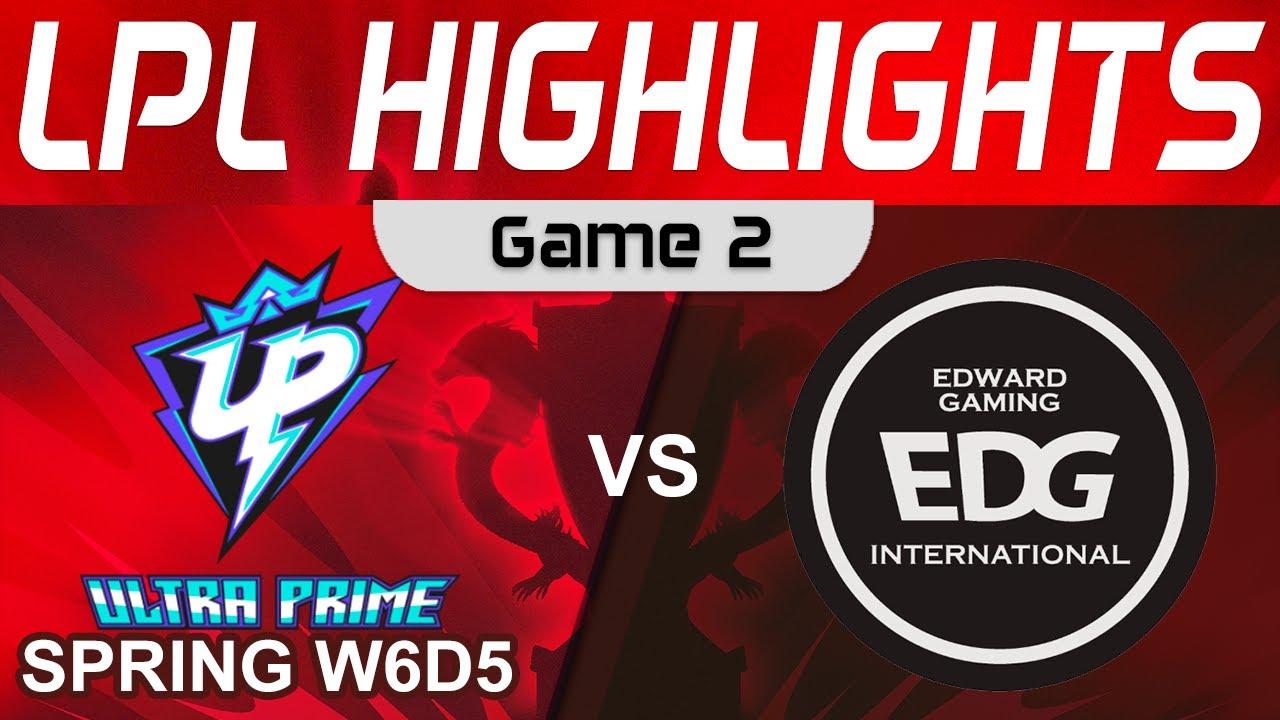 UP vs EDG Highlights Game 2 LPL Spring Season 2023 W6D5 Ultra Prime vs EDward Gaming by Onivia thumbnail