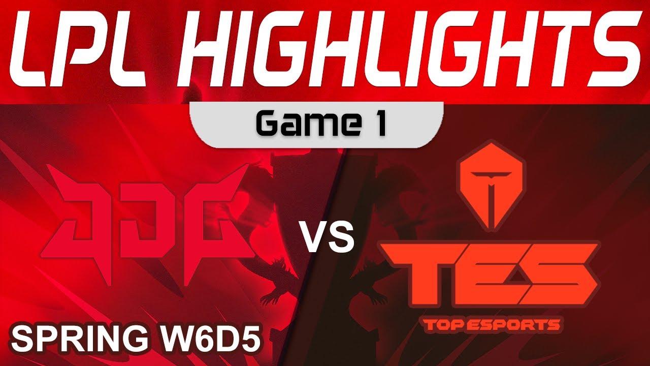 JDG vs TES Highlights Game 1 LPL Spring Season 2023 W6D5 JD Gaming vs Top Esports by Onivia thumbnail