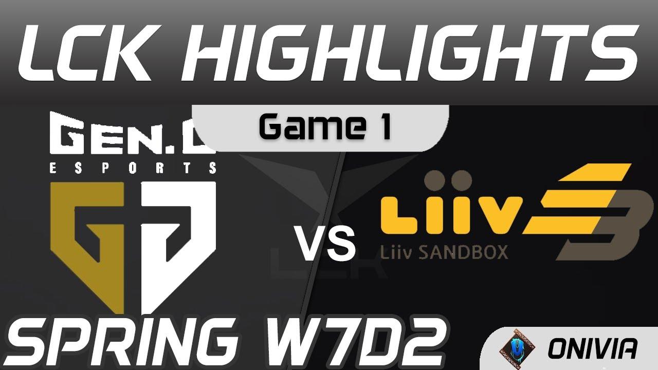 GEN vs LSB Highlights Game 1 Spring Season 2021 W7D2 Gen G vs Liiv SANDBOX by Onivia thumbnail