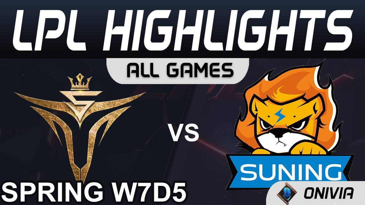 V5 vs SN Highlights ALL GAMES LPL Spring Season 2021 W7D5 Victory Five vs Suning by Onivia thumbnail