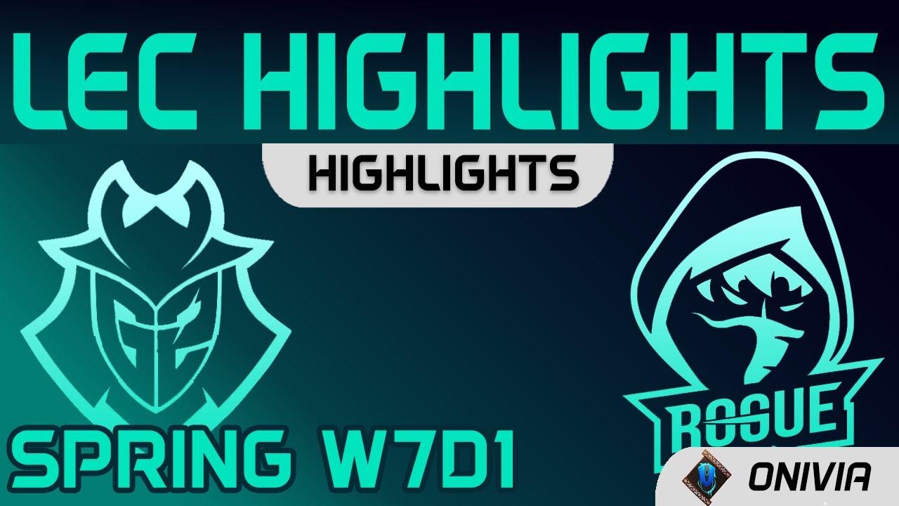 G2 vs RGE Highlights LEC Spring Season 2021 W7D1 G2 Esports vs Rogue by Onivia thumbnail