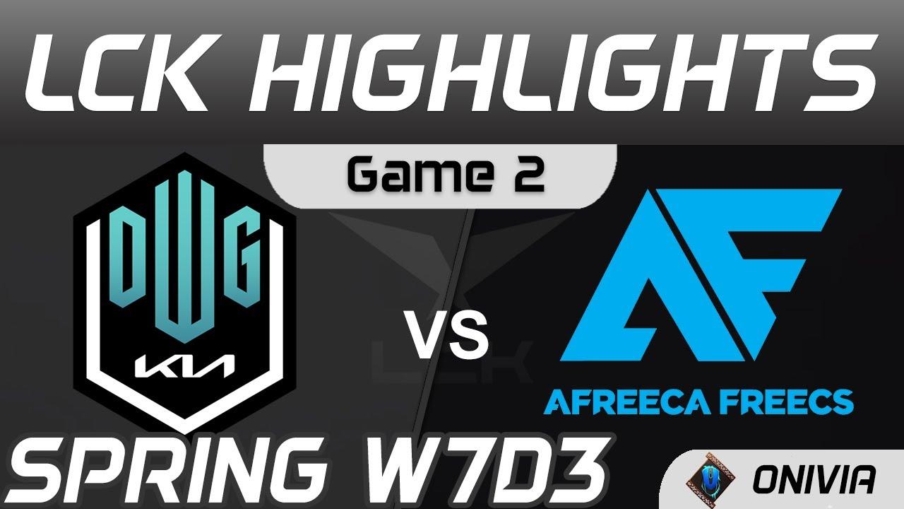 DK vs AF Highlights Game 2 Spring Season 2021 W7D3 DragonX vs Afreeca Freecs by Onivi thumbnail