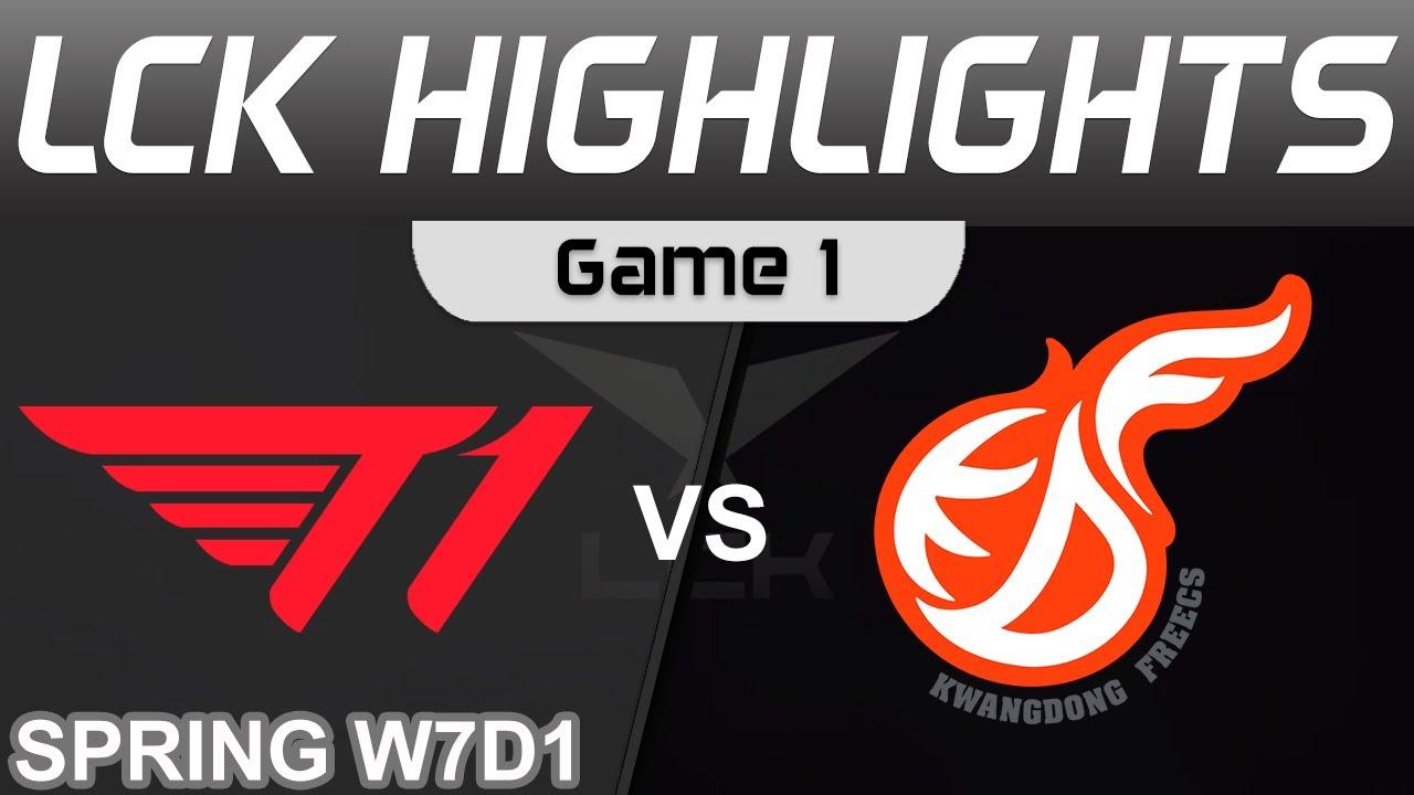 T1 vs KDF Highlights Game 1 LCK Spring Season 2023 W7D1 T1 vs Kwangdong Freecs by Onivia thumbnail