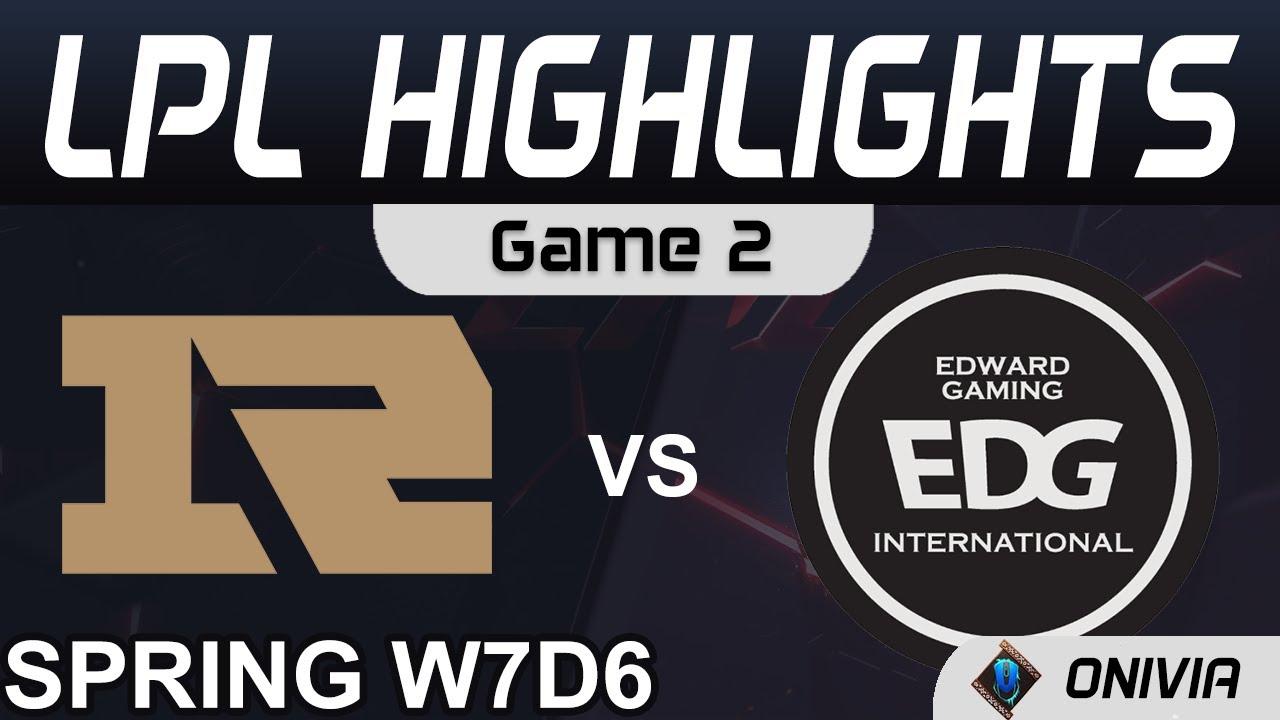 RNG vs EDG Highlights Game 2 LPL Spring Season 2021 W7D6 Royal Never Give Up vs EDward Gaming by Oni thumbnail