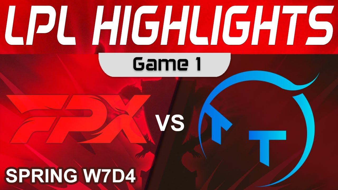 FPX vs TT Highlights Game 1 LPL Spring Season 2023 W7D4 FunPlus Phoenix vs ThunderTalk Gaming thumbnail