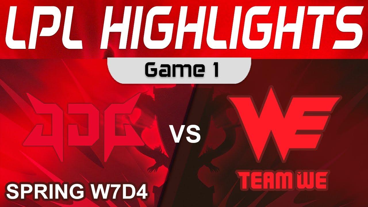 JDG vs WE Highlights Game 1 LPL Spring Season 2023 W7D4 JD Gaming vs Team WE by Onivia thumbnail