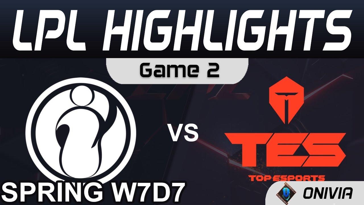 IG vs TES Highlights Game 2 LPL Spring Season 2021 W7D7 Invictus Gaming vs Top Esports by Onivia thumbnail