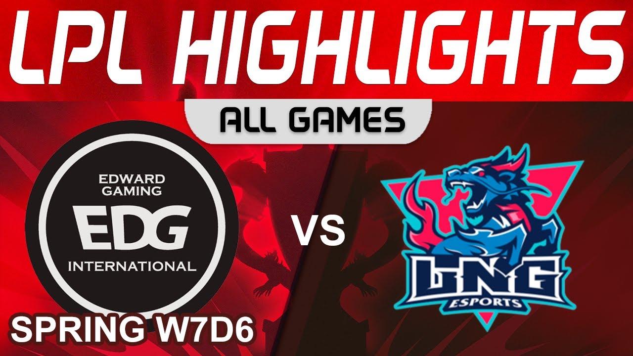 EDG vs LNG Highlights ALL GAMES LPL Spring Season 2023 W7D6 EDward Gaming vs LNG Esports by Onivia thumbnail