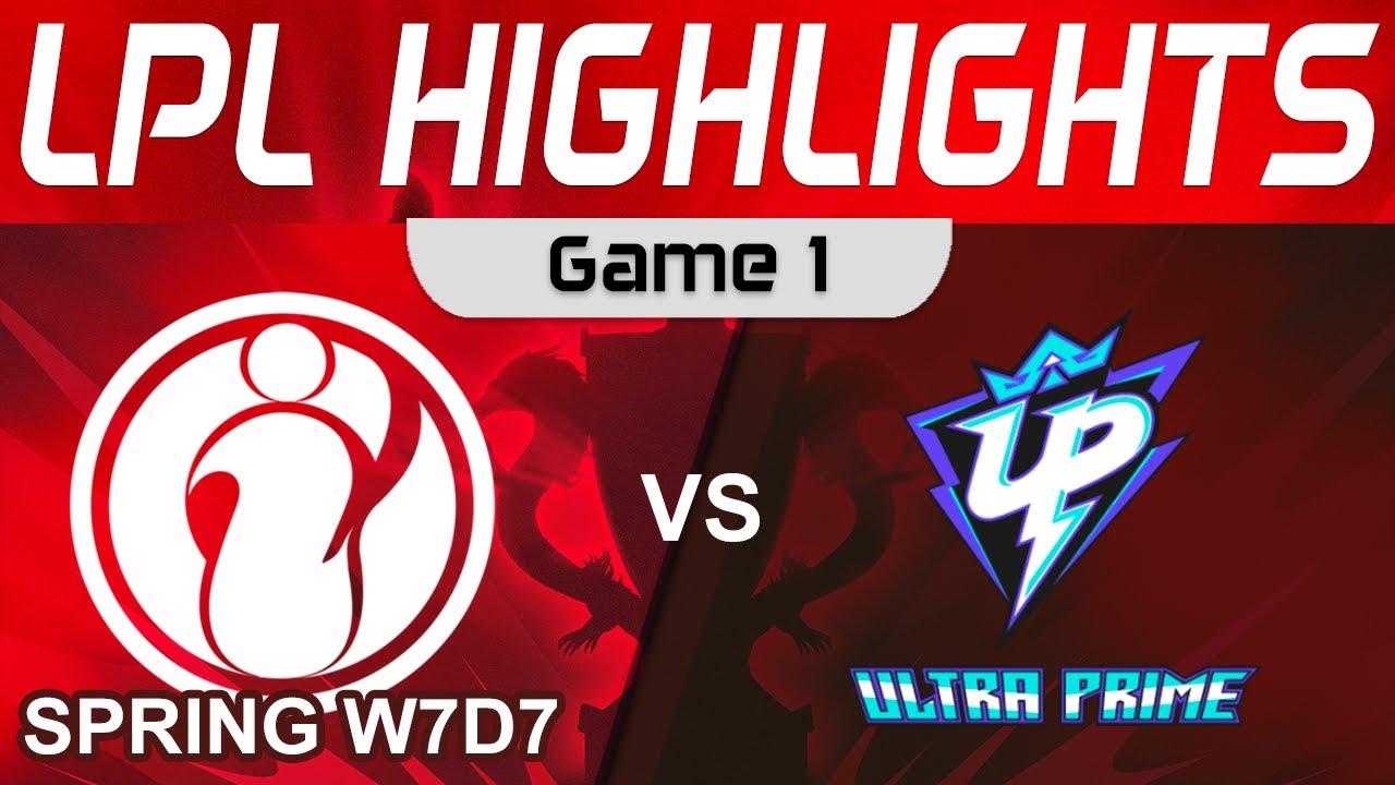 IG vs UP Highlights Game 1 LPL Spring Season 2023 W7D7 Invictus Gaming vs Ultra Prime by Onivia thumbnail