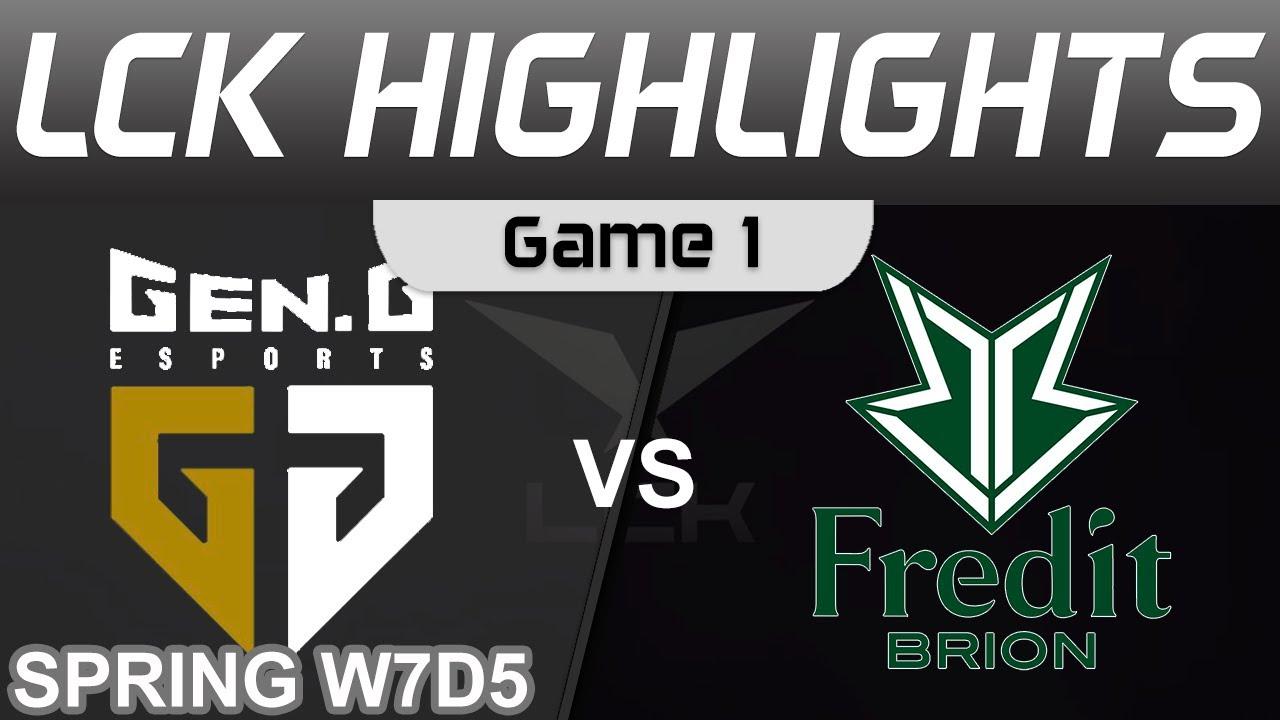 GEN vs BRO Highlights Game 1 LCK Spring Season 2023 W7D5 Gen G vs BRION by Onivia thumbnail