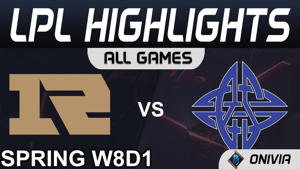 RNG vs ES Highlights ALL GAMES LPL Spring Season 2021 W8D1 Royal Never Give Up vs eStar Gaming thumbnail