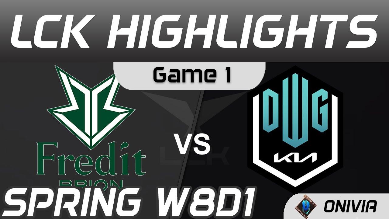 BRO vs DK Highlights Game 1 Spring Season 2021 W8D1 Fredit BRION vs DWG KIA by Onivia thumbnail