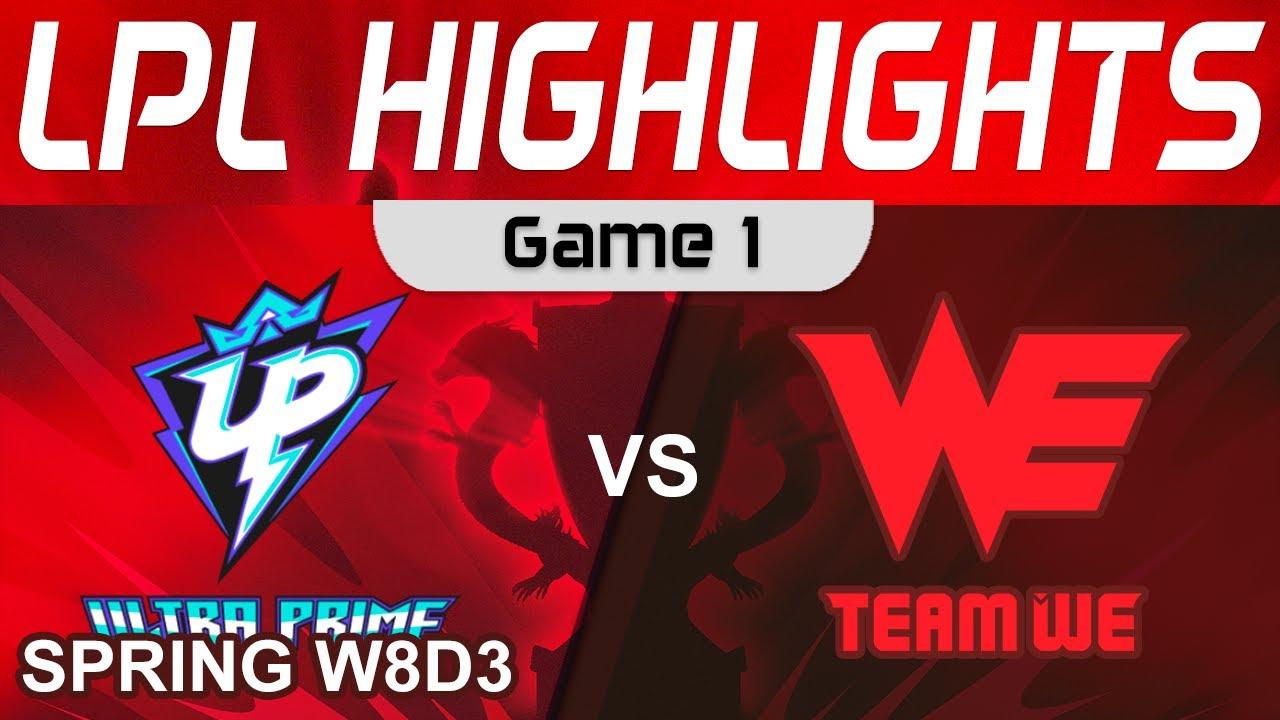 UP vs WE Highlights Game 1 LPL Spring Season 2023 W8D3 Ultra Prime vs Team WE by Onivia thumbnail