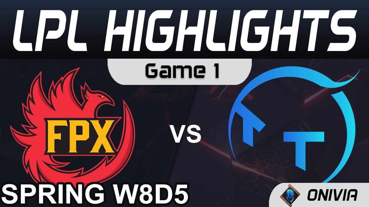 FPX vs TT Highlights Game 1 LPL Spring Season 2021 W8D5 FunPlus Phoenix vs ThunderTalk Gaming by Oni thumbnail