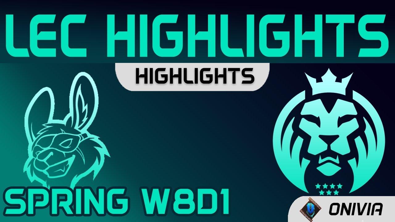 MSF vs MAD Highlights LEC Spring Season 2021 W8D1 Misfits Gaming vs MAD Lions by Onivia thumbnail