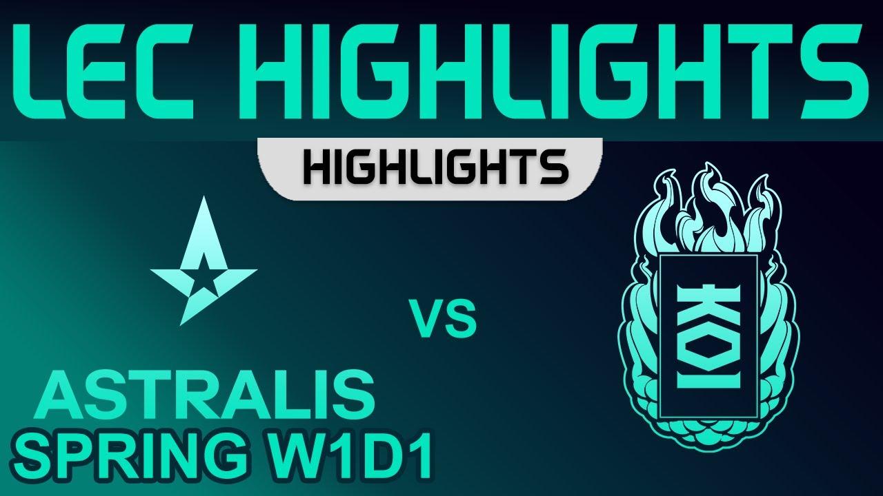 AST vs KOI Highlights LEC Spring Season W1D1 2023 Astralis vs KOI by Onivia thumbnail