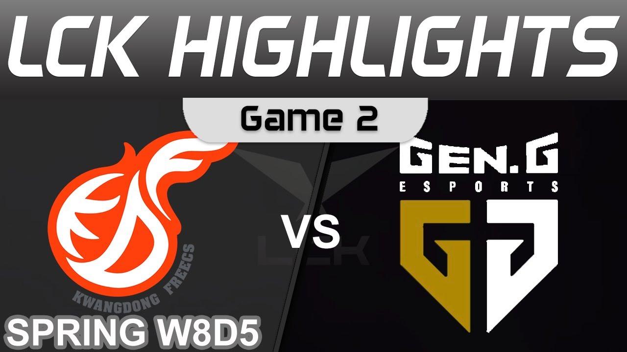 KDF vs GEN Highlights Game 2 LCK Spring Season 2023 W8D5 Kwangdong Freecs vs Gen G by Onivia thumbnail