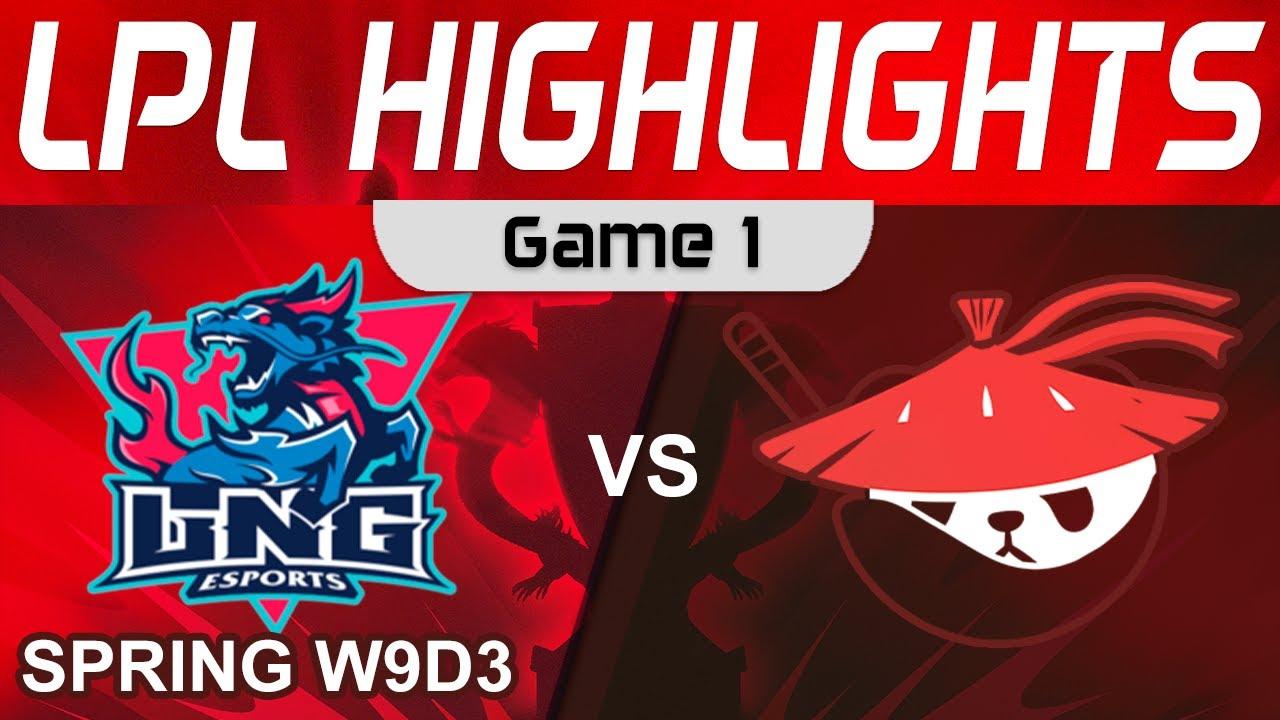 LNG vs AL Highlights Game 1 LPL Spring Season 2023 W9D3 LNG Esports vs Anyone's Legend by Onivia thumbnail