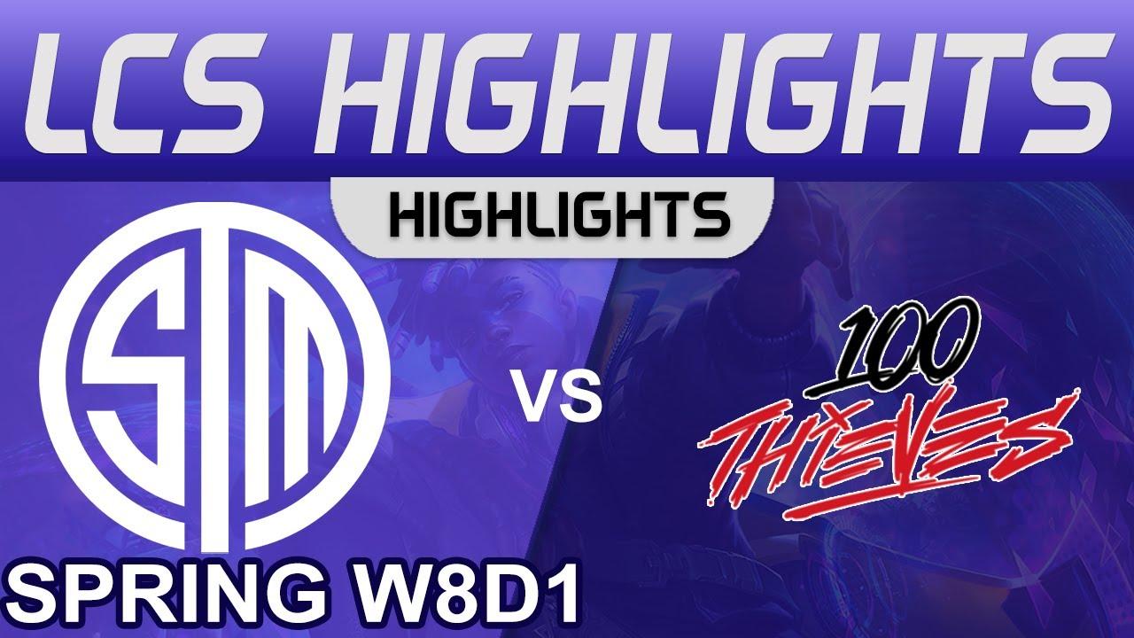 TSM vs 100 Highlights LCS Spring Season 2023 W8D1 Team SoloMid vs 100 Thieves by Onivia thumbnail