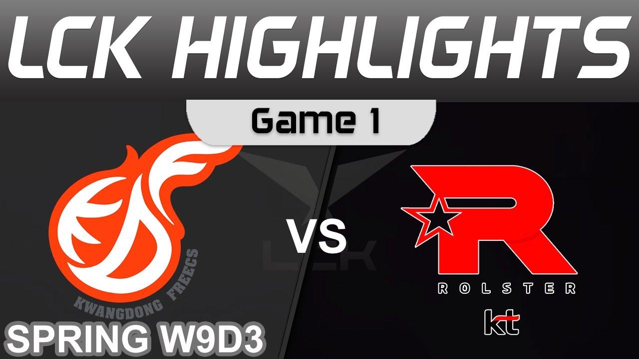 KDF vs KT Highlights Game 1 LCK Spring Season 2023 W9D3 Kwangdong Freecs vs KT Rolster by Onivia thumbnail