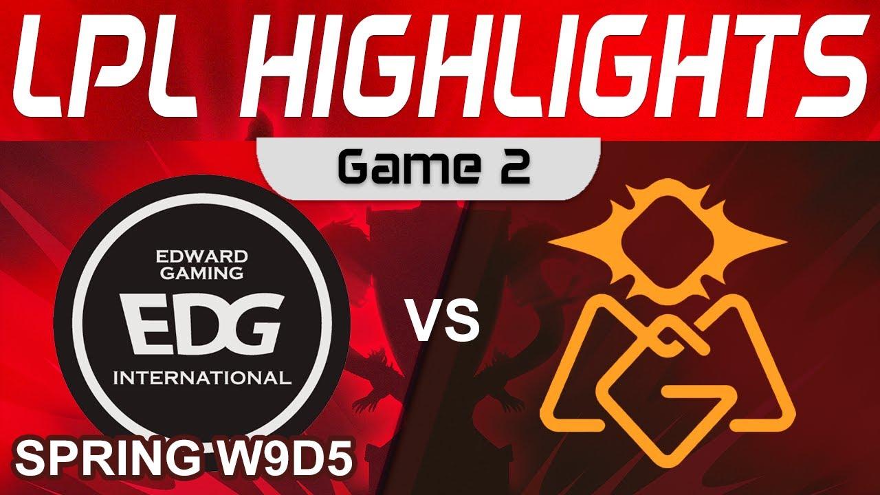 EDG vs OMG Highlights Game 2 LPL Spring Season 2023 W9D5 EDward Gaming vs Oh My God by Onivia thumbnail