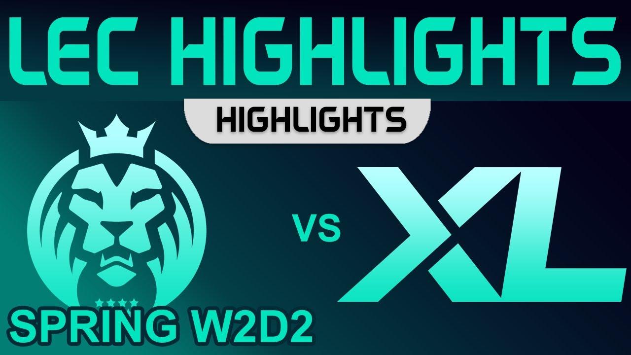 MAD vs XL Highlights LEC Spring Season W2D2 2023 MAD Lions vs Excel by Onivia thumbnail