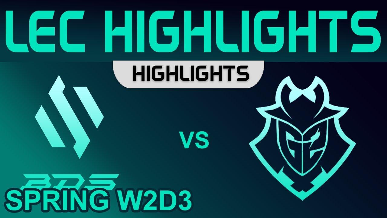 BDS vs G2 Highlights LEC Spring Season W2D3 2023 Team BDS vs G2 Esports by Onivia thumbnail