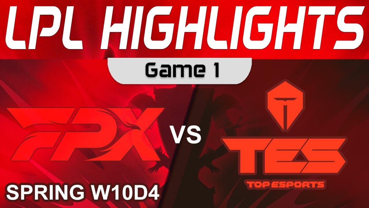 FPX vs TES Highlights Game 1 LPL Spring Season 2023 W10D4 FunPlus Phoenix vs Top Esports by Onivia thumbnail