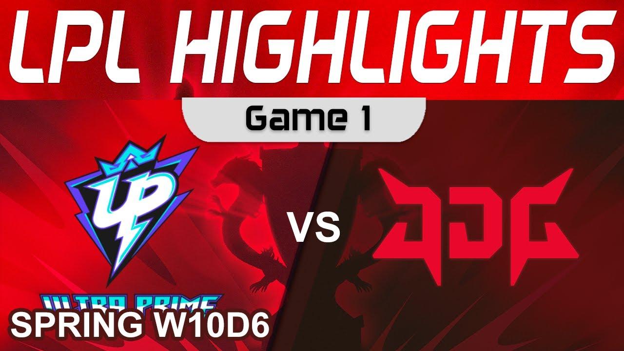 UP vs JDG Highlights Game 1 LPL Spring Season 2023 W10D6 Ultra Prime vs JD Gaming by Onivia thumbnail