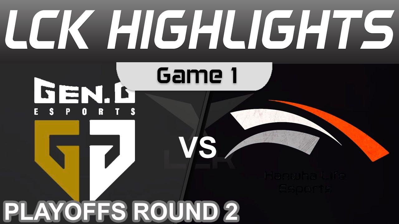 GEN vs HLE Highlights Game 1 LCK Spring Playoffs 2023 Gen G vs Hanwha Life Esports by Onivia thumbnail