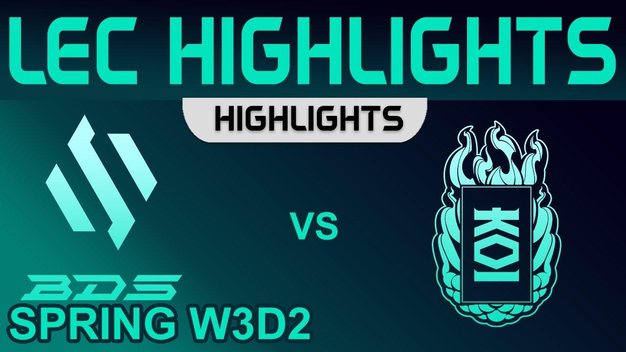 BDS vs KOI Highlights LEC Spring Season W3D2 2023 Team BDS vs KOI by Onivia thumbnail