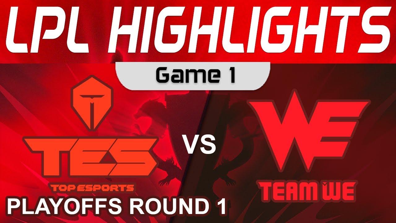 TES vs WE Highlights Game 1 LPL Spring Playoffs 2023 Top Esports vs Team WE by Onivia thumbnail