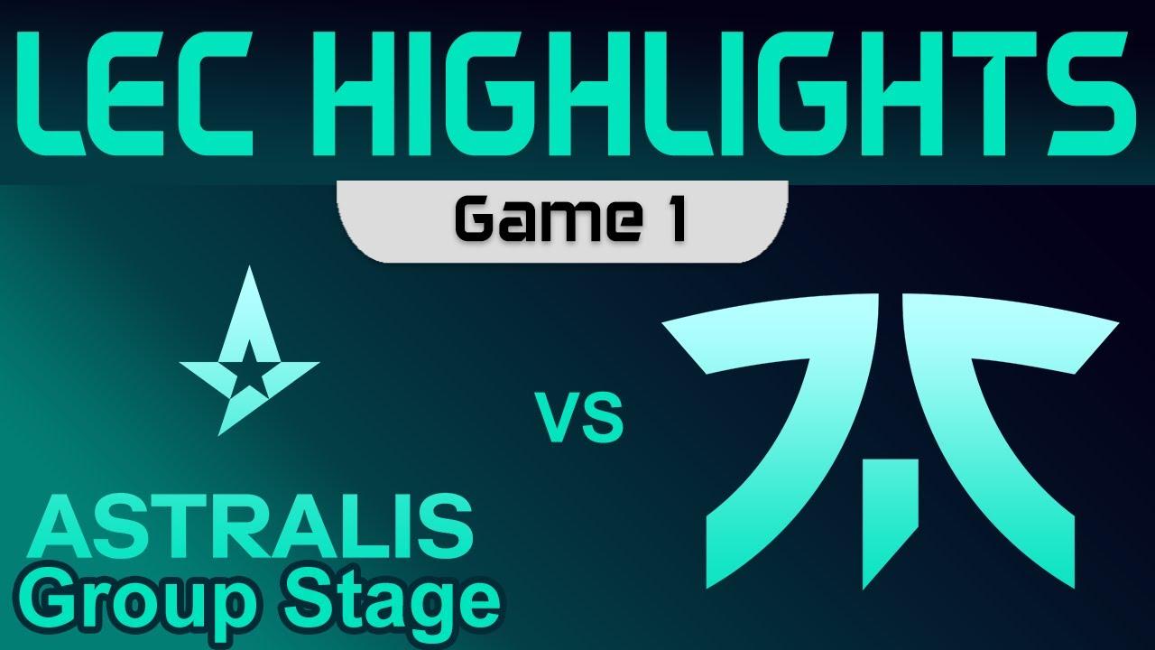 AST vs FNC Game 1 Highlights Group Stage LEC Spring 2023 Astralis vs Fnatic by Onivia thumbnail