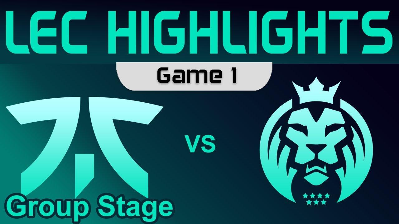 FNC vs MAD Game 1 Highlights Losers' Bracket LEC Spring 2023 Fnatic vs MAD Lions by Onivia thumbnail