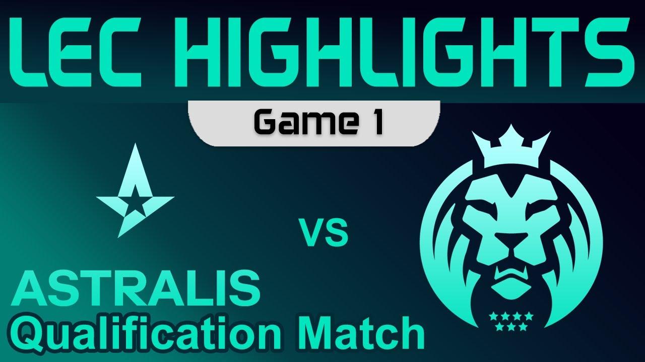 AST vs MAD Game 1 Highlights Qualification Match LEC Spring 2023 Astralis vs MAD Lions by Onivia thumbnail