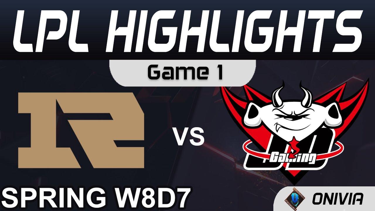 RNG vs JDG Highlights Game 1 LPL Spring Season 2021 W8D7 Royal Never Give Up vs JD Gaming by Onivia thumbnail