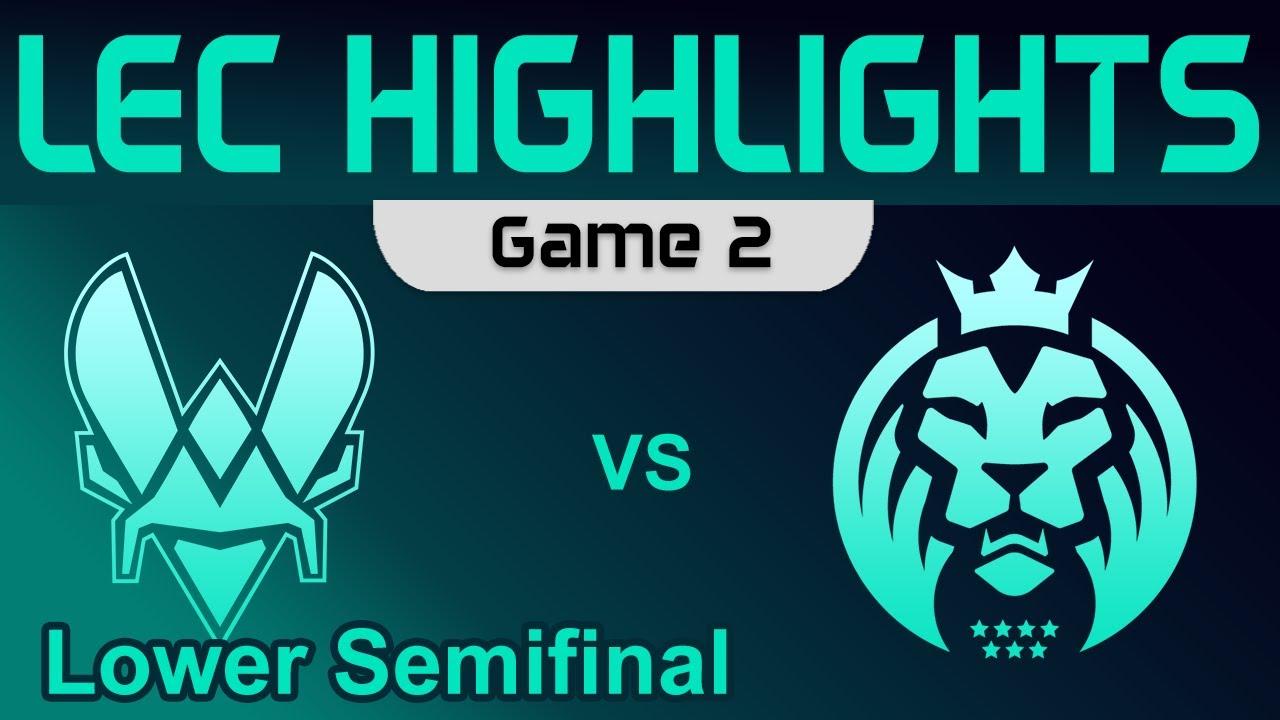 VIT vs MAD Game 2 Highlights Playoffs Lower Semifinal LEC Spring 2023 Team Vitality vs MAD Lions thumbnail