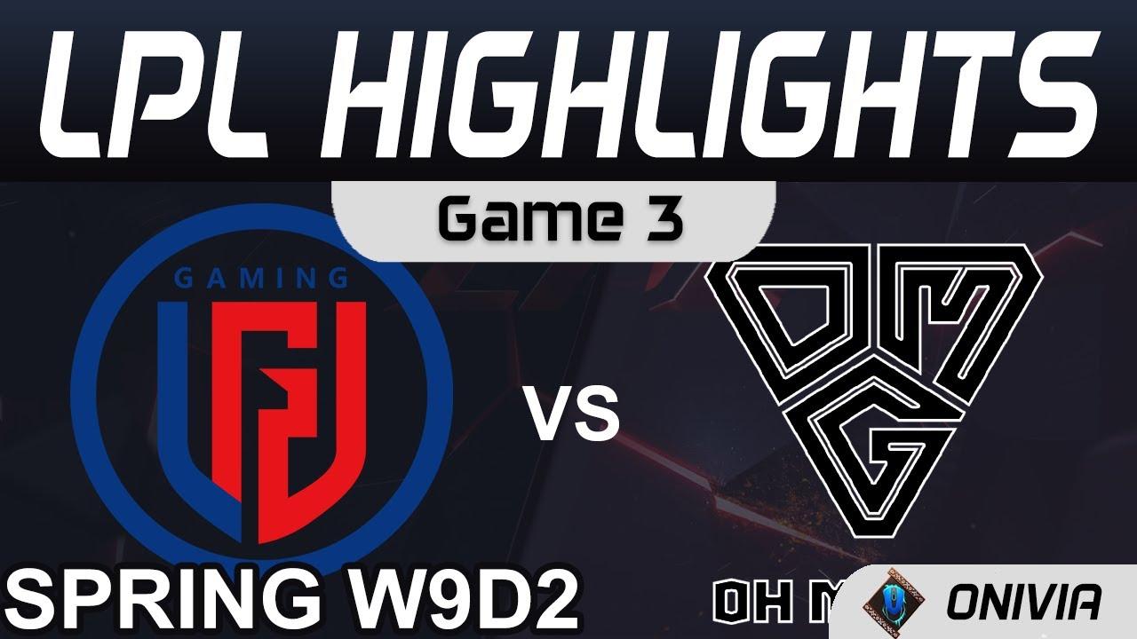 LGD vs OMG Highlights Game 3 LPL Spring Season 2021 W9D2 LGD Gaming vs Oh My God by Onivia thumbnail