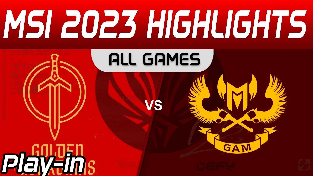 GG vs GAM Highlights ALL GAMES Day 2 MSI 2023 Play IN Golden Guardians vs GAM Esports by Onivia thumbnail