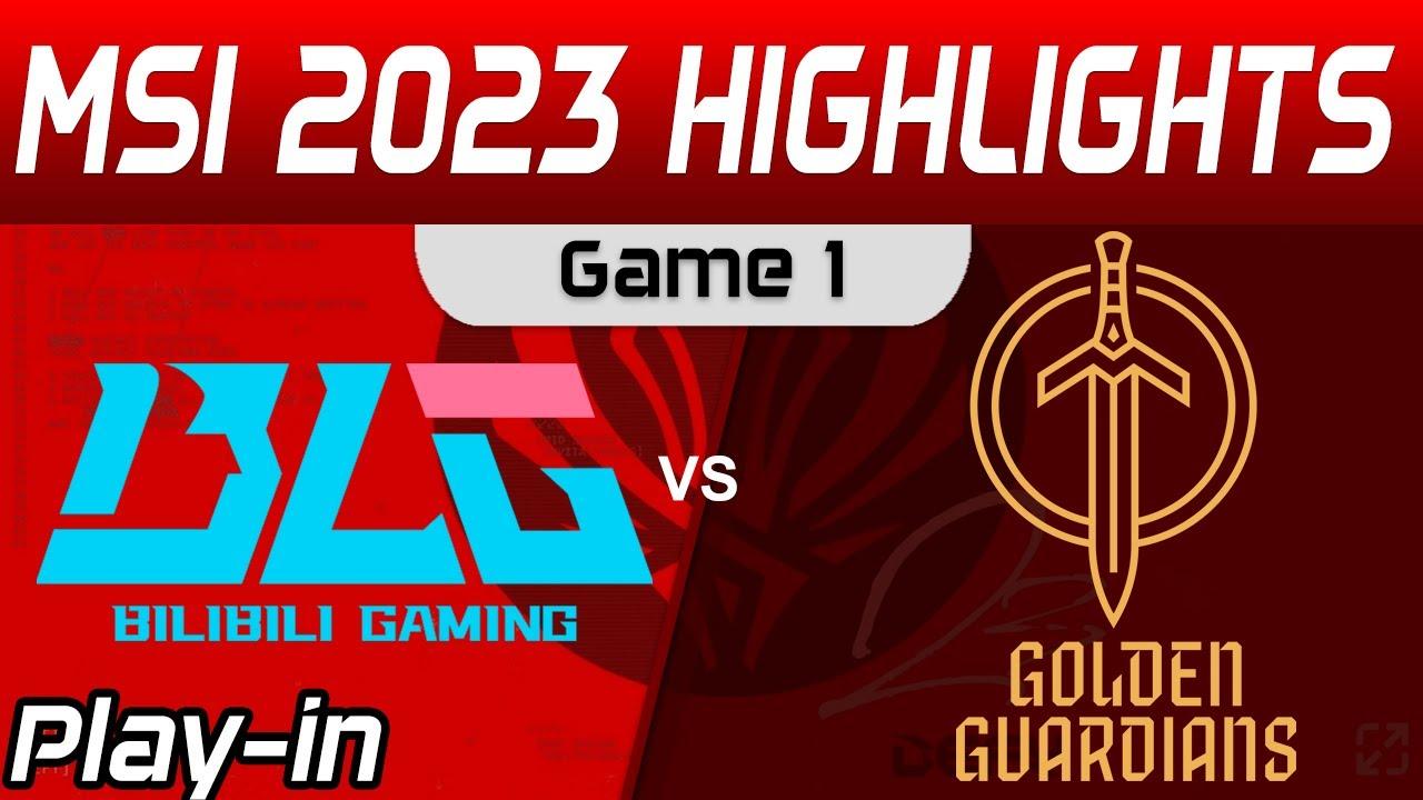 BLG vs GG Highlights Game 1 Day 3 MSI 2023 Play IN Bilibili Gaming vs Golden Guardians by Onivia thumbnail