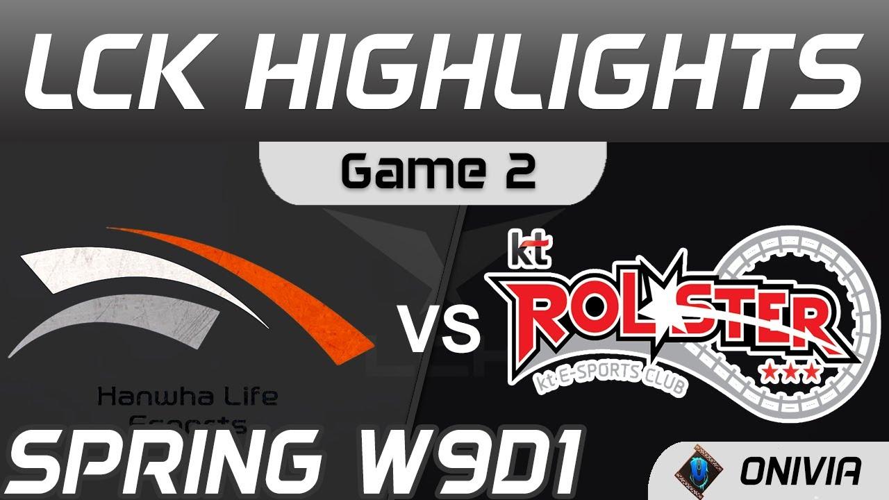 HLE vs KT Highlights Game 2 Spring Season 2021 W9D1 Hanwha Life Esports vs KT Rolster by Onivia thumbnail