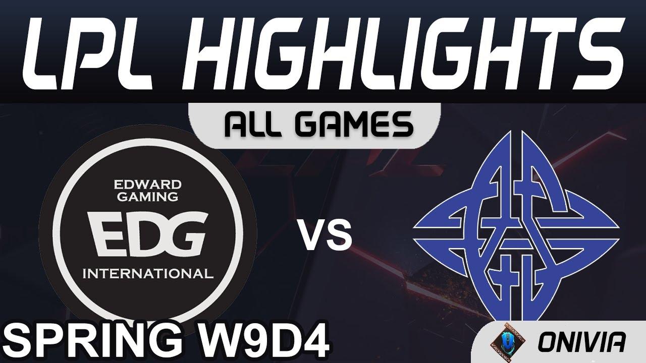 EDG vs ES Highlights ALL GAMES LPL Spring Season 2021 W9D4 EDward Gaming vs eStar Gaming by Onivia thumbnail